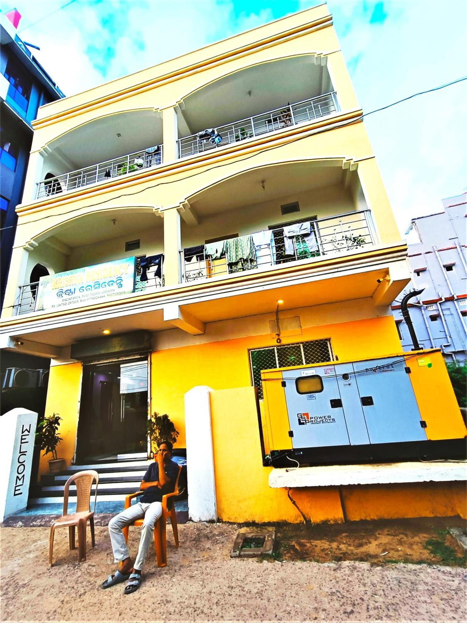 Goroomgo Krishna Residency Puri Near Sea Beach - Spacious Room With Excellent Service Awarded - Best Seller Buitenkant foto